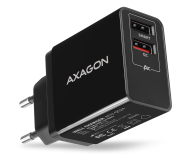 Axagon ACU-QS24, QC & SMART 24W, 2x USB-A, QC3.0/AFC/FCP + 5V/1.2A - 1353454 - zdjęcie 1